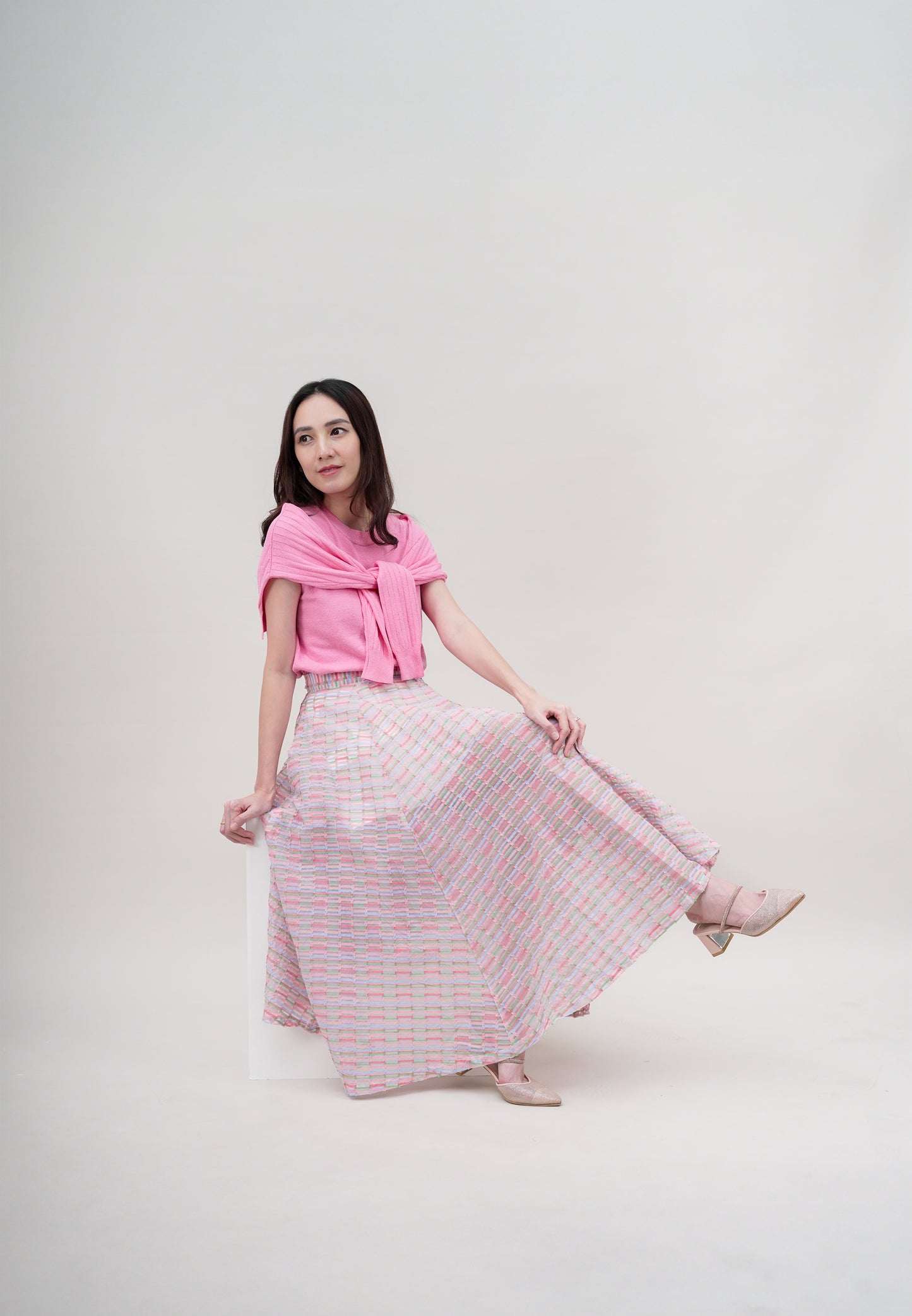 Flare Skirt Organza