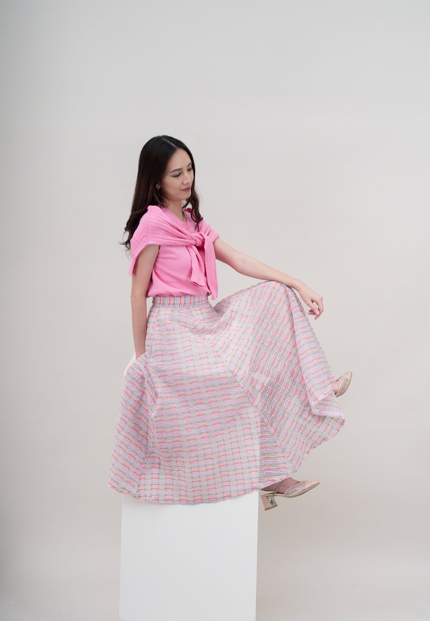 Flare Skirt Organza