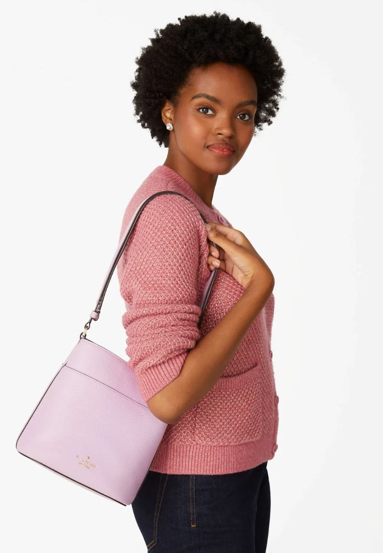Leila Small Bucket Bag Quartz Pink