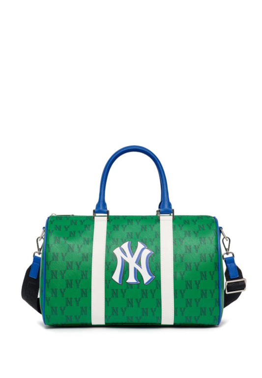 Monotive Coated Canvas M-Boston Bag NEW YORK YANKEES green
