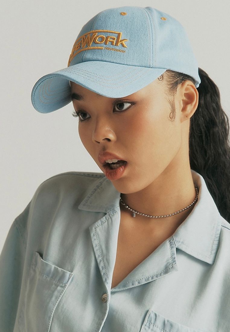 Stitch Denim Soft Ballcap Indigo