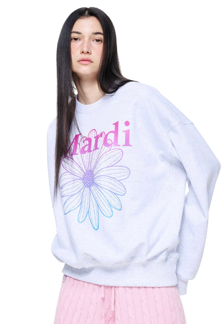 Sweatshirt FlowerMardi Gradation Heather Purple