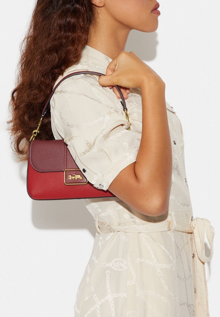 Mini Grace Crossbody In Colorblock Red Apple Multi