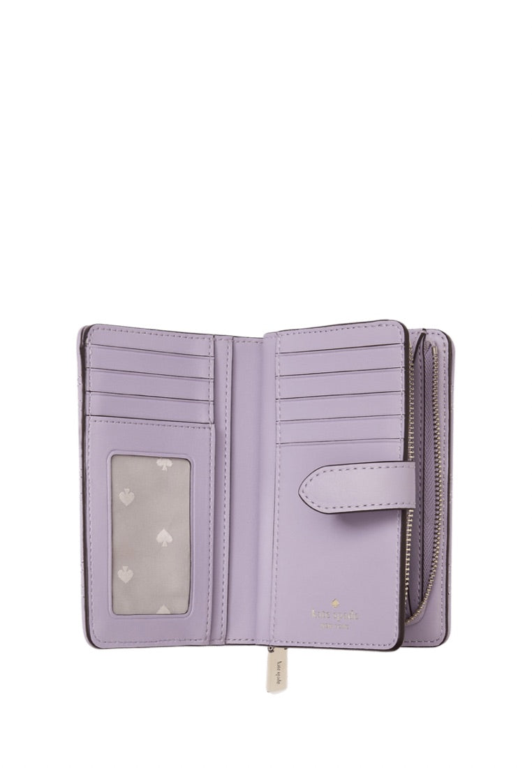Natalia Medium Compact Bifold Wallet Lilac Frost