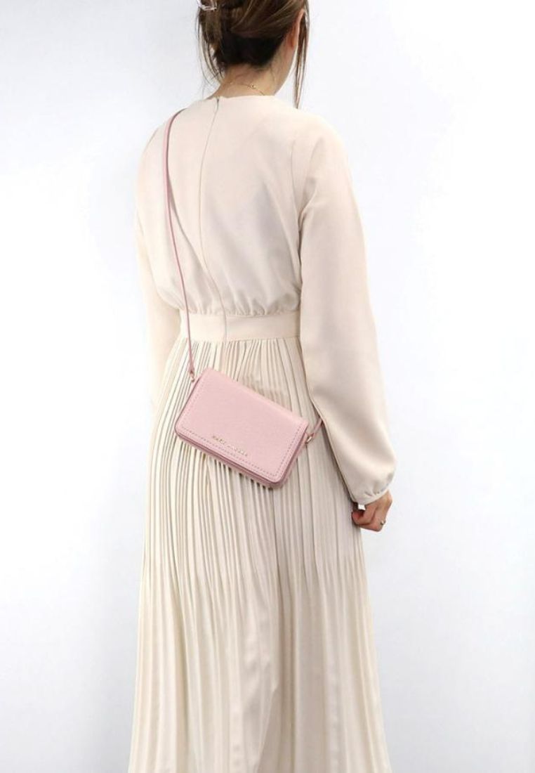 Mini Leather Crossbody Peach Whip