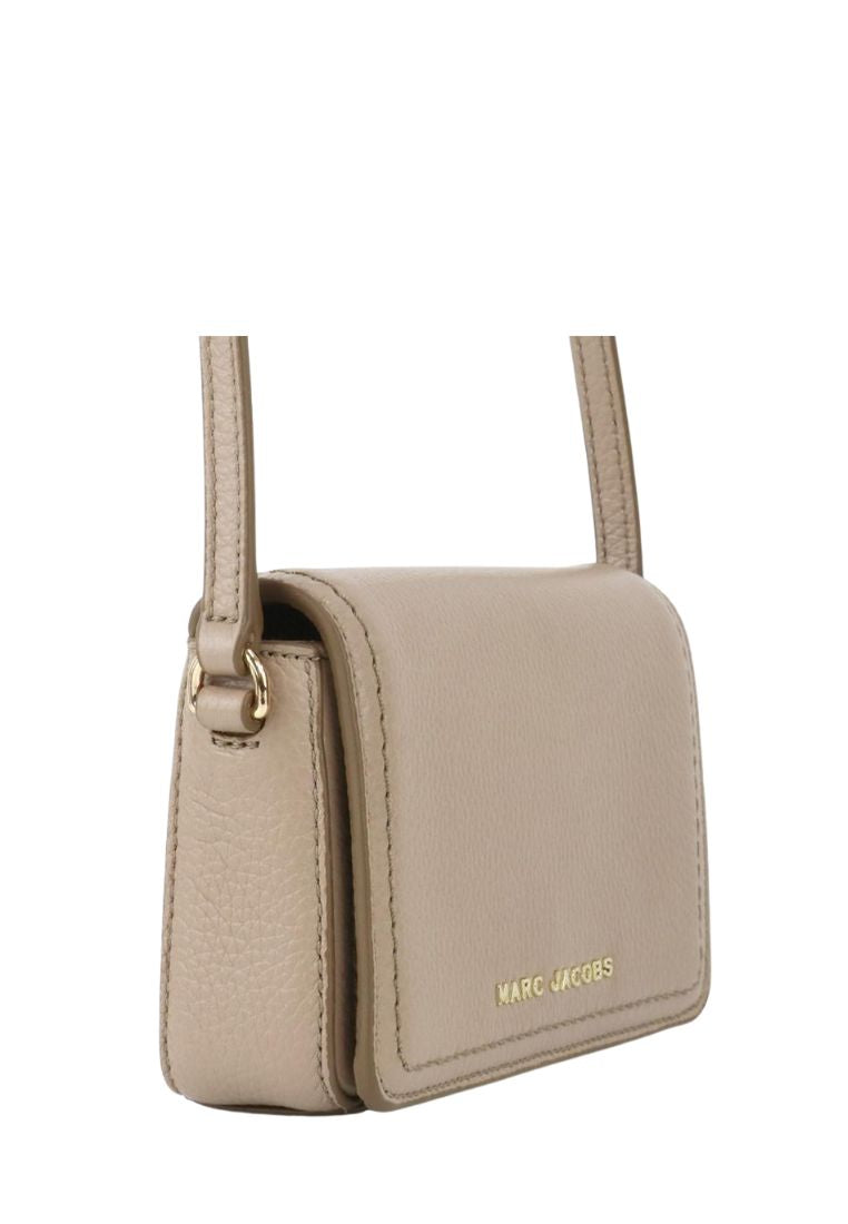 Mini Leather Crossbody Greige