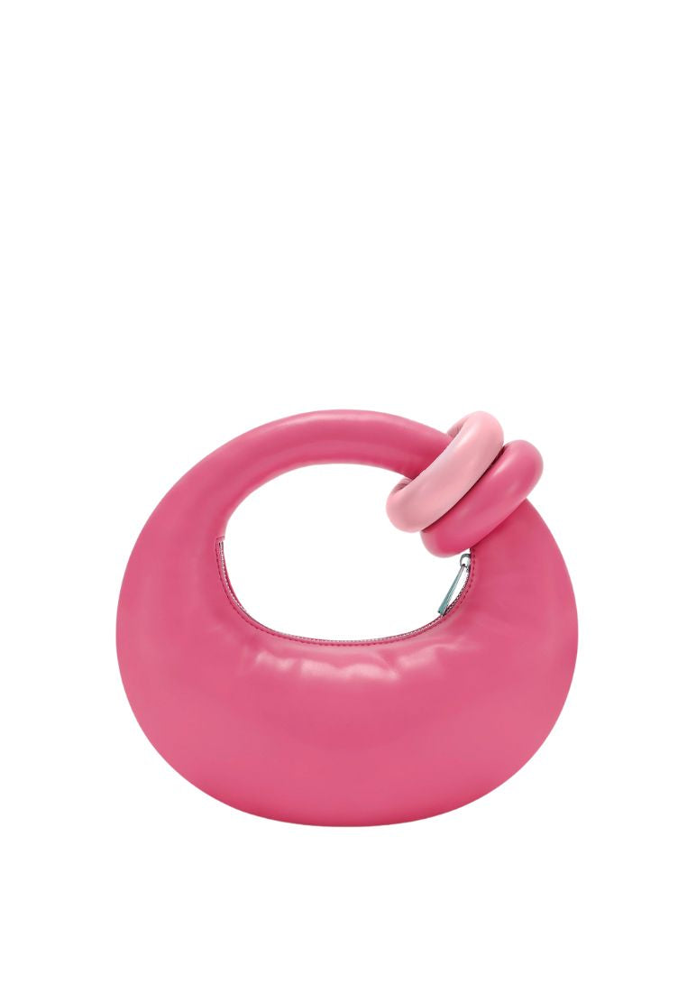 Abacus Top Handle Bag - Rose Red