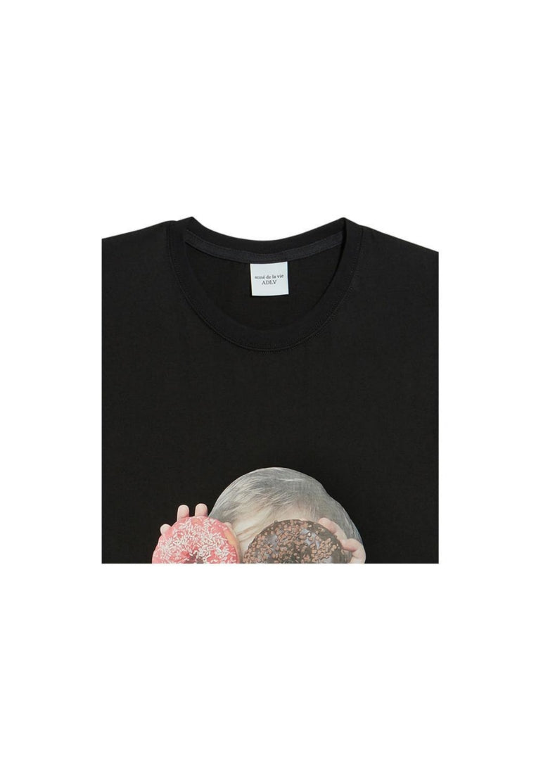 T-Shirt Black Donut 1