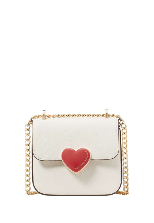 Heart Hardware Micro Flap Crossbody Meringue Multi