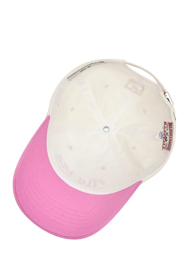 Cursive Color Block Unstructured Ball Cap DETROIT TIGERS Violet