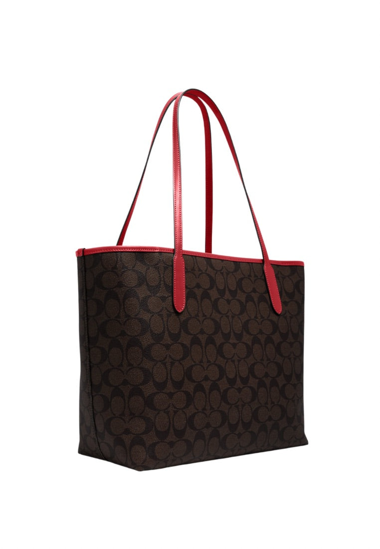 City Tote In Signature Canvas