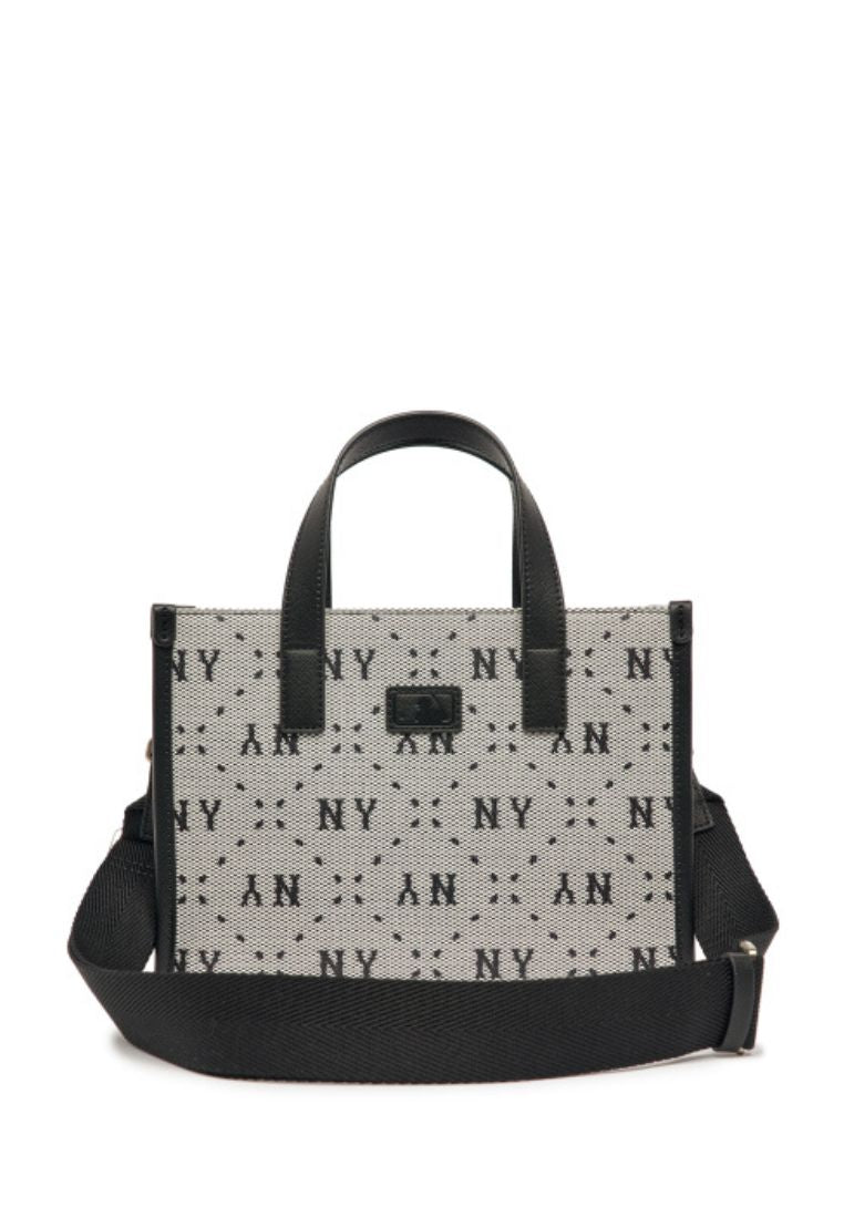 Big Dia MONOGRAM Jacquard S-Tote Bag NEW YORK YANKEES Black