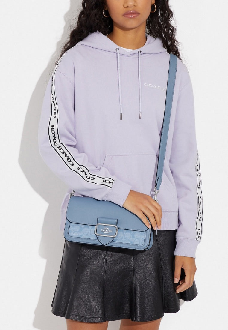 Morgan Shoulder Bag In Signature Chambray CornFlower Multi