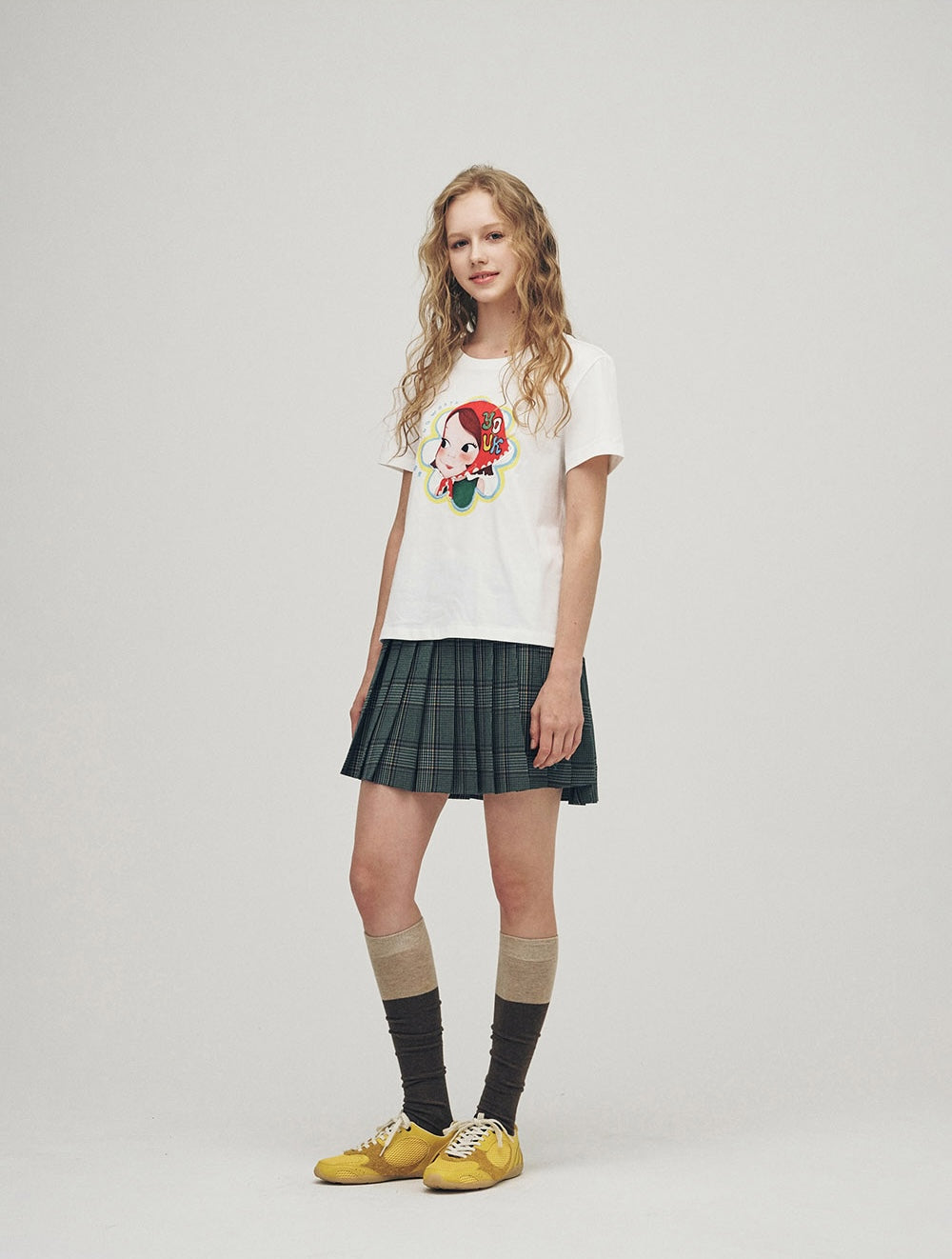 Line Flower T-Shirt F Ria