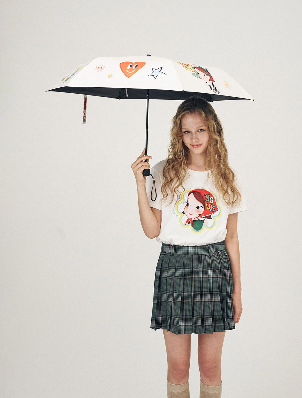 Line Flower T-Shirt F Ria