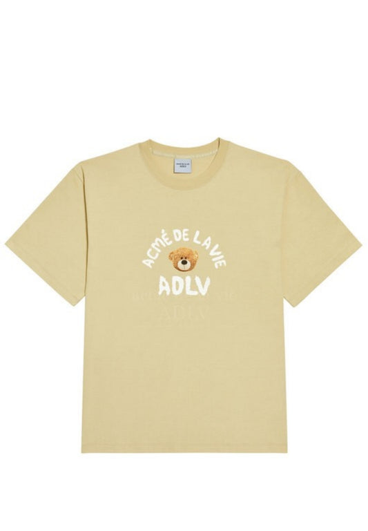 Teddy Bear (Bear Doll) Short Sleeve T-Shirt Beige