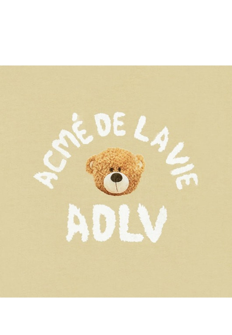 Teddy Bear (Bear Doll) Short Sleeve T-Shirt Beige