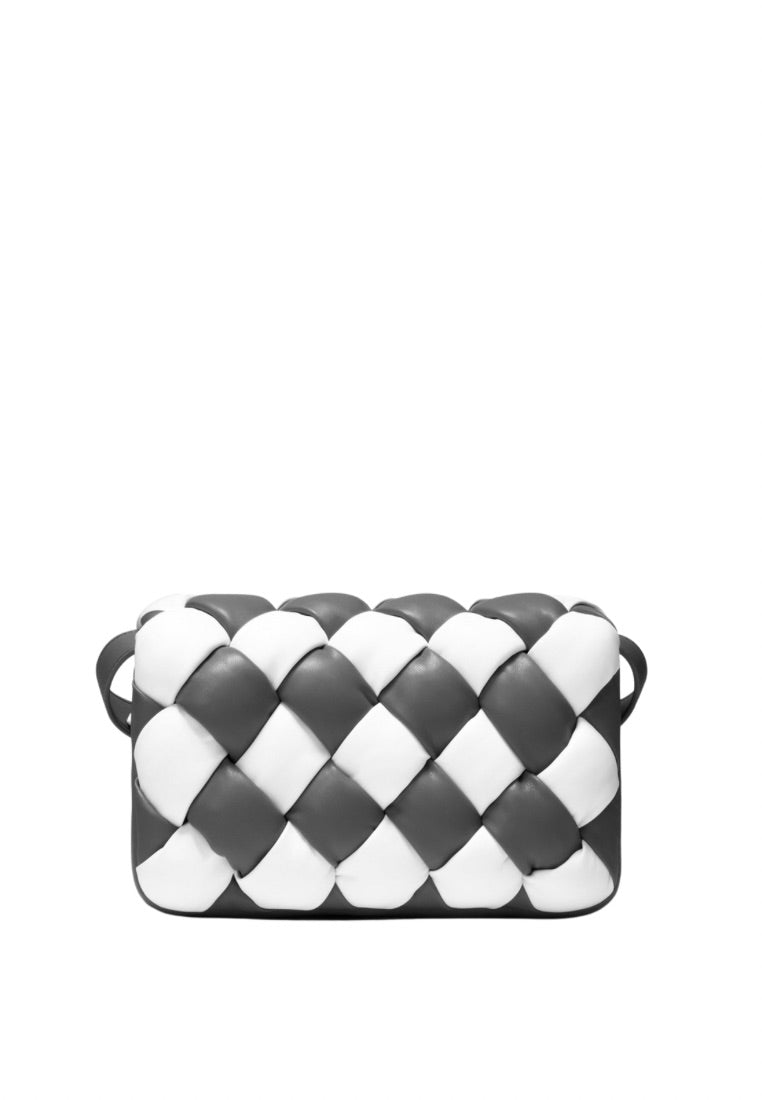 Maze Bag - White & Dark Gray