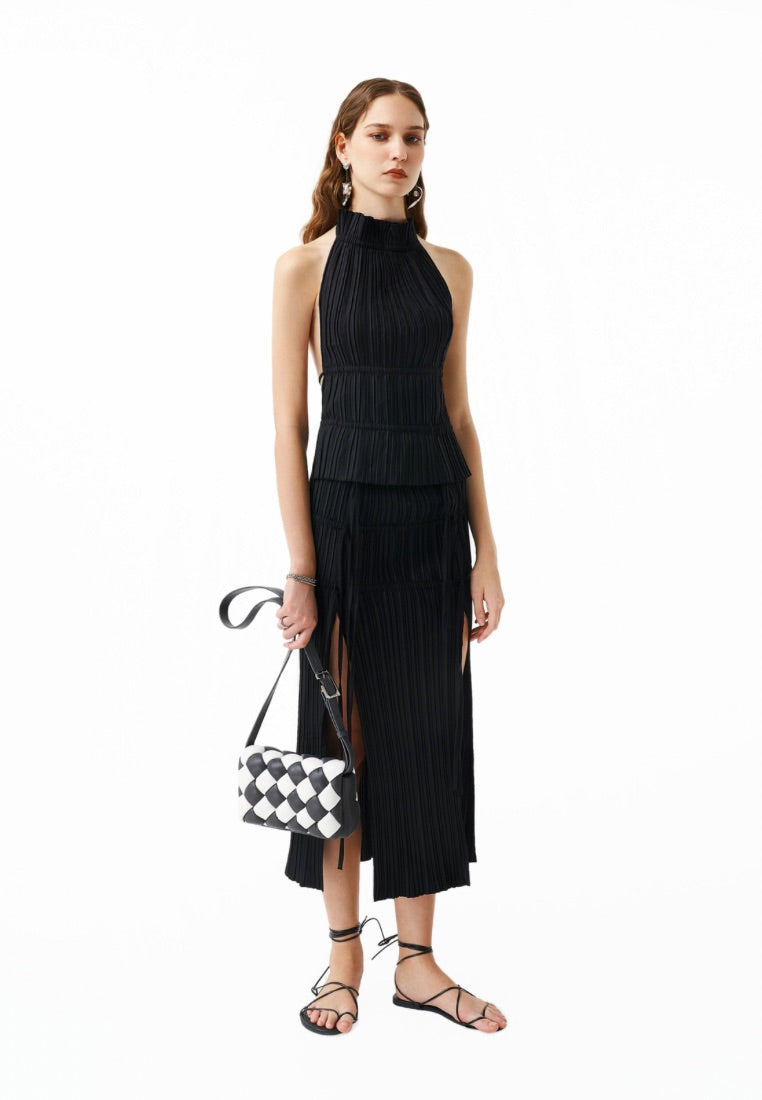 Maze Bag - White & Dark Gray