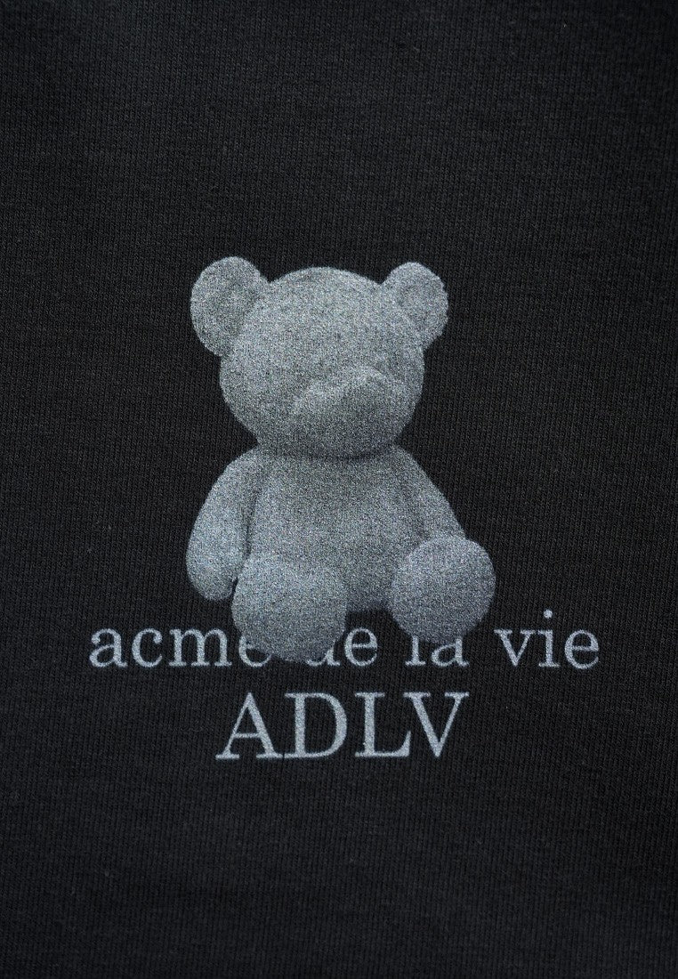 Fuzzy Bear T-Shirt Black