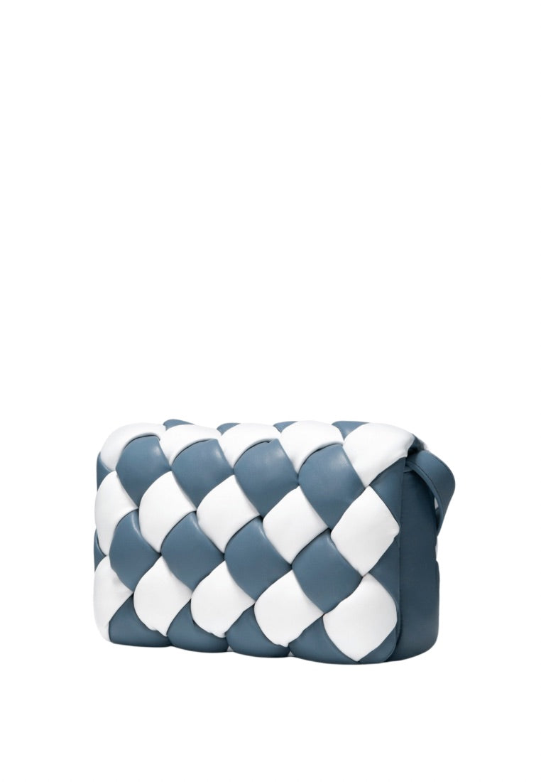 Maze Bag - White & Blue