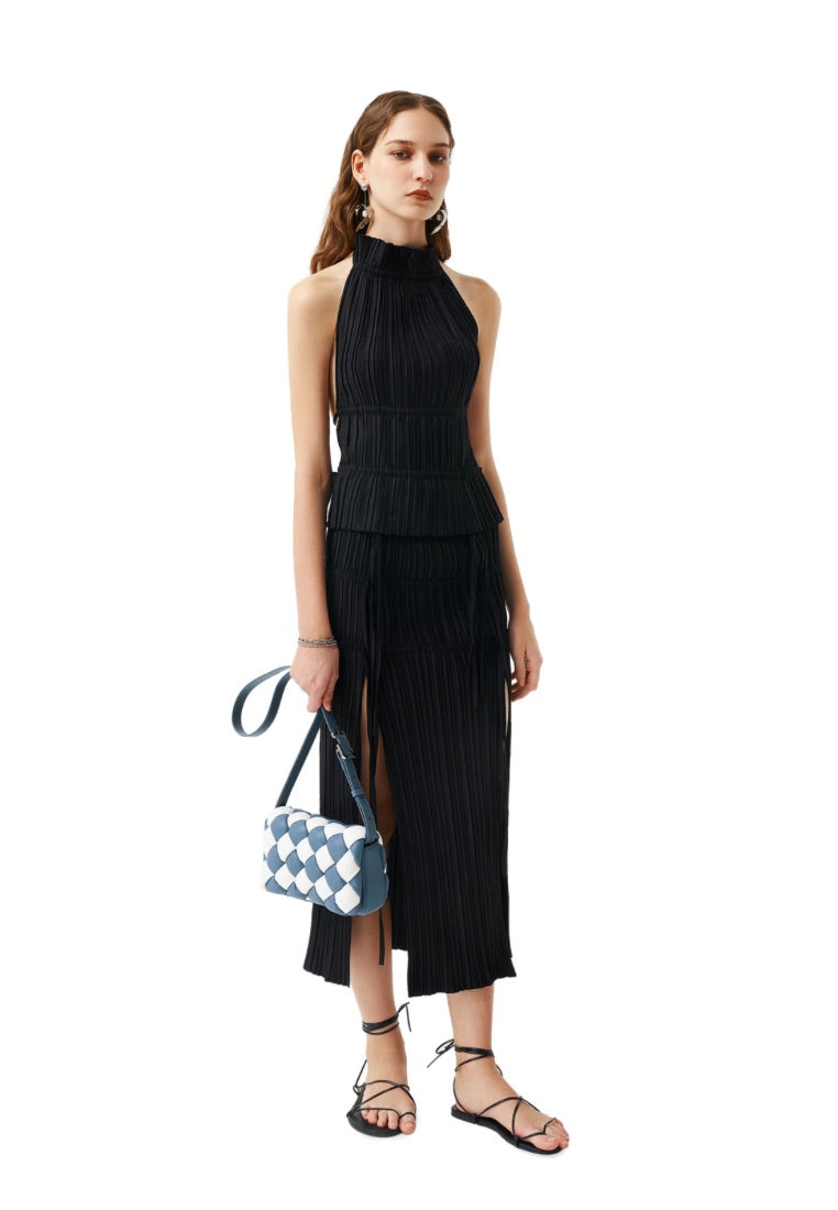 Maze Bag - White & Blue