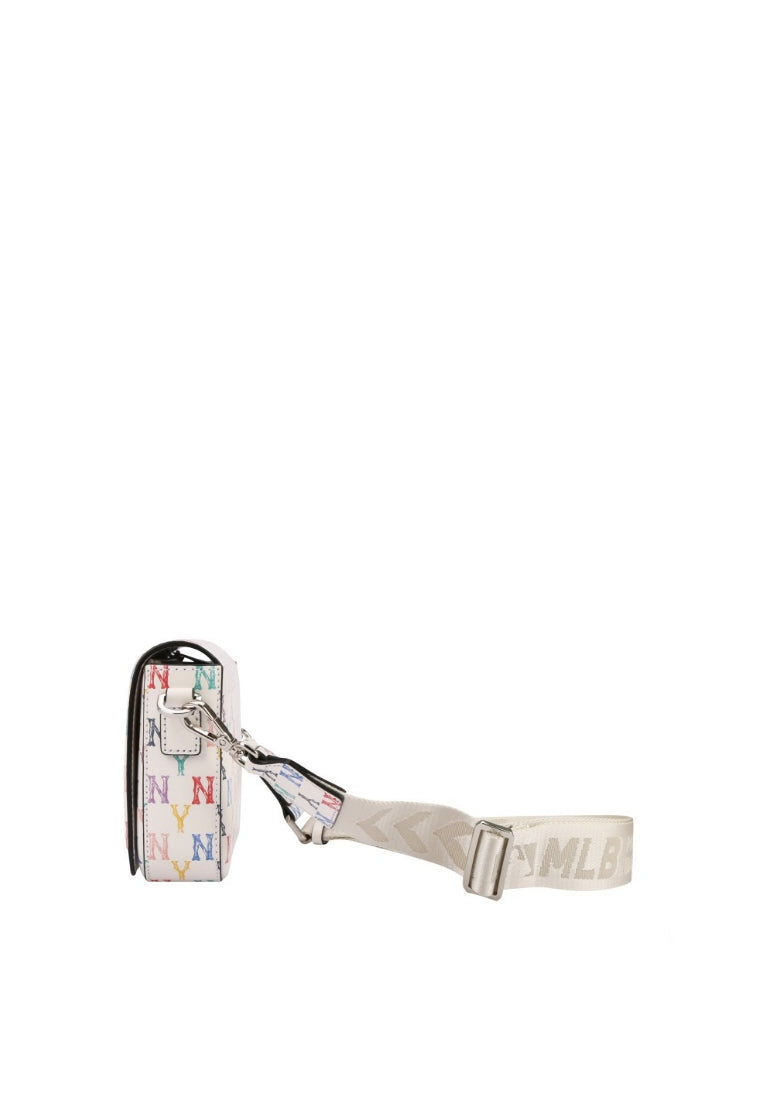Monogram Rainbow Hoodie Bag NY YANKEES white