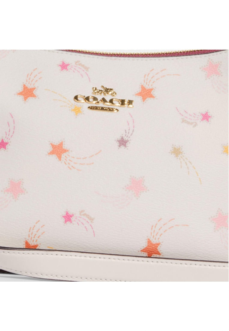 Clara Shoulder Bag With Shooting Star Print Chalk Multi
