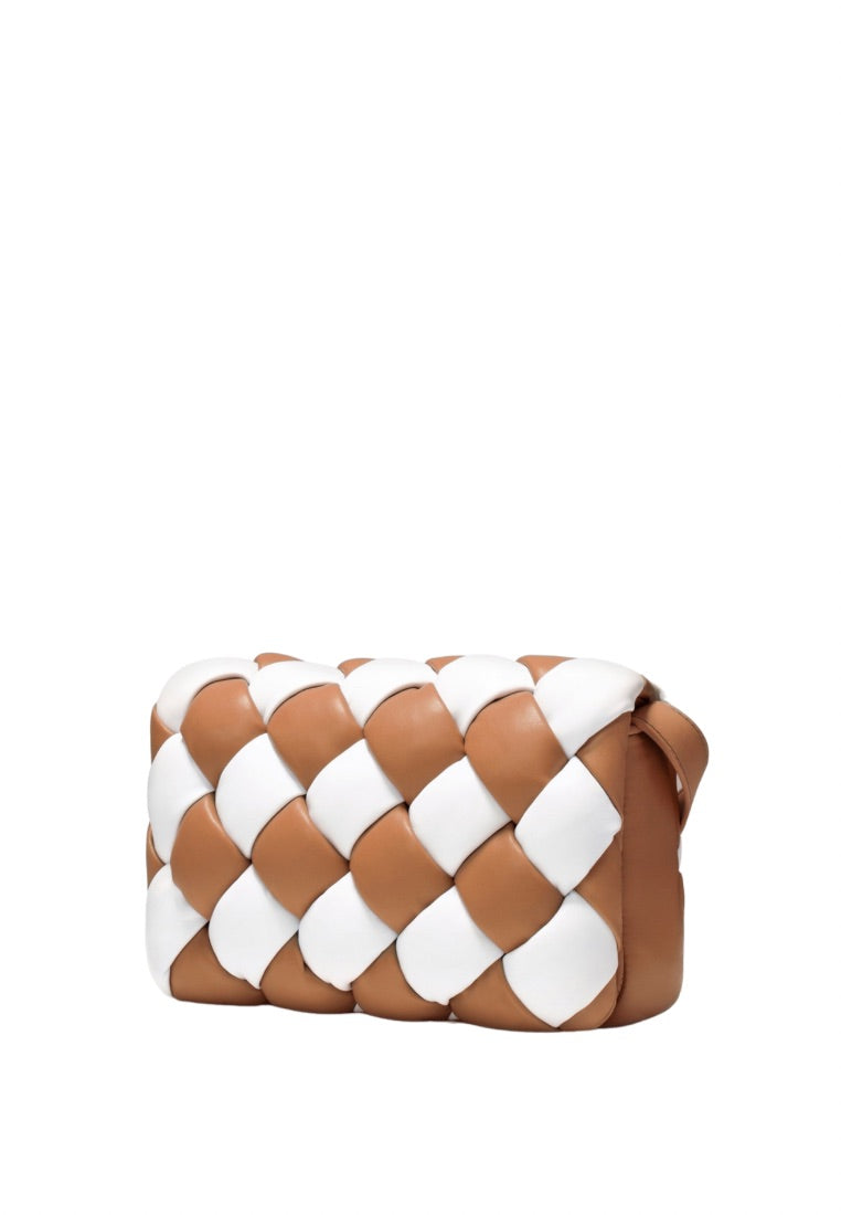 Maze Bag - White & Tan
