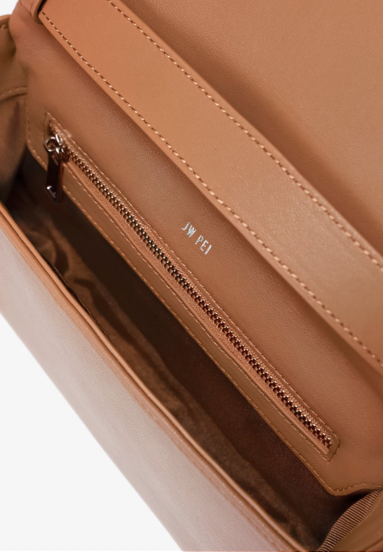 Maze Bag - White & Tan