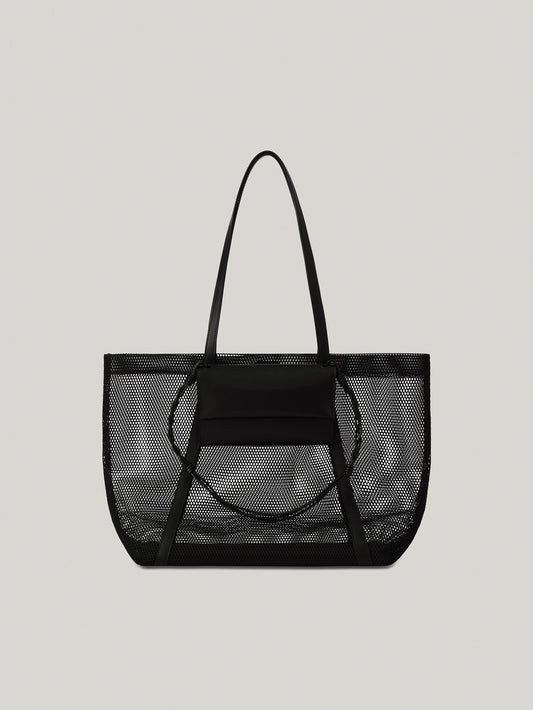 2WAY MESH BAG soft black