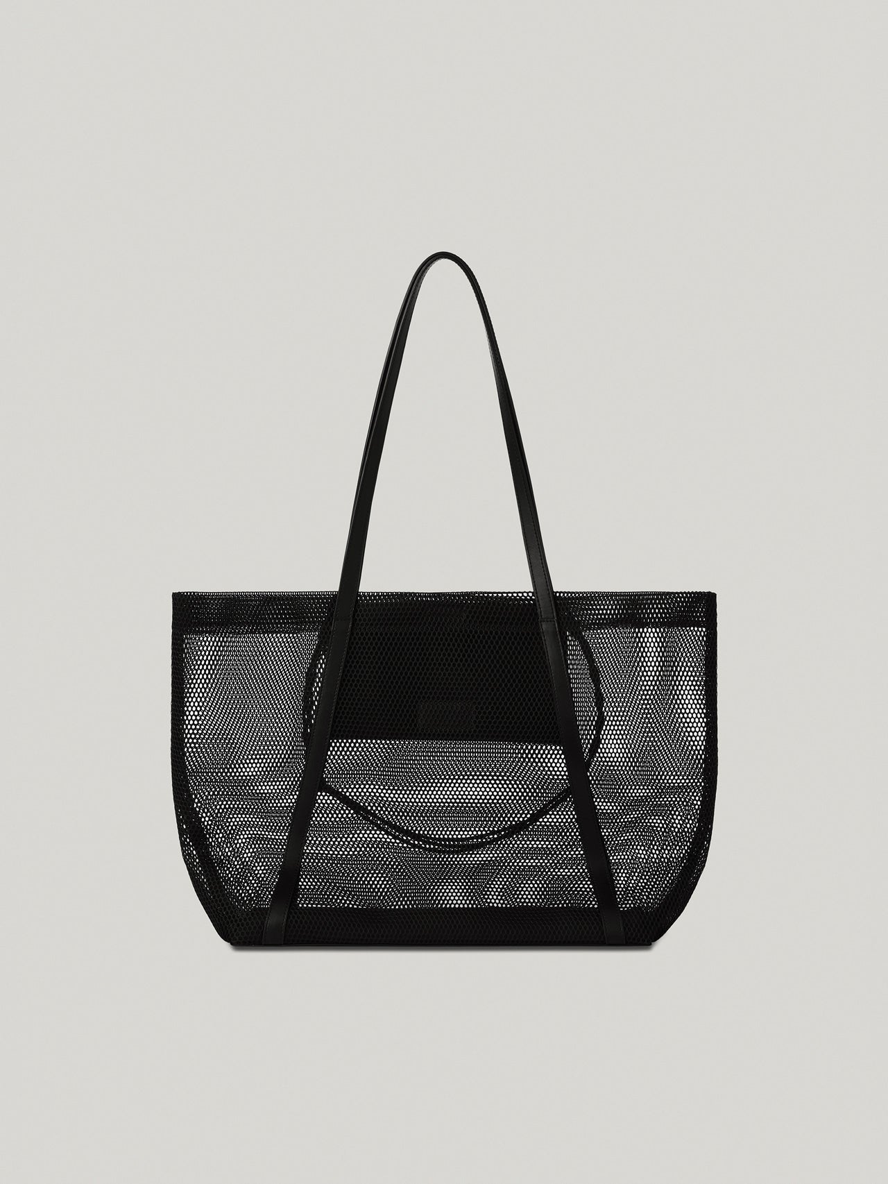 2WAY MESH BAG soft black