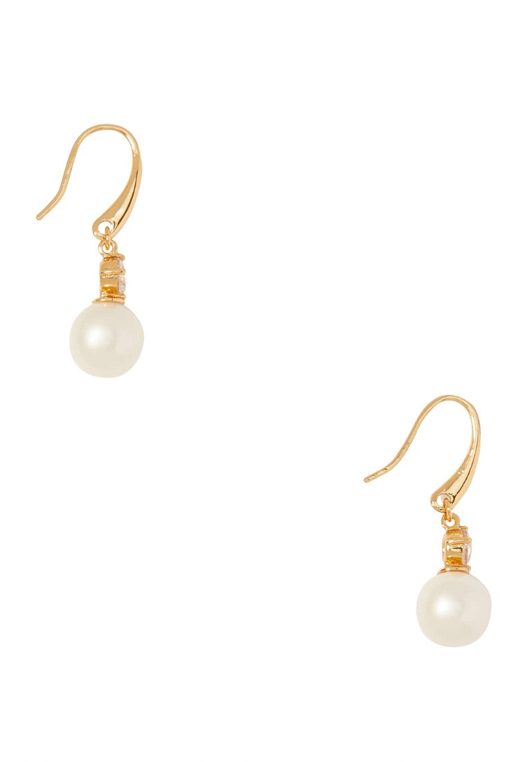 Pearls Of Wisdom Drop Earring Cream Multi