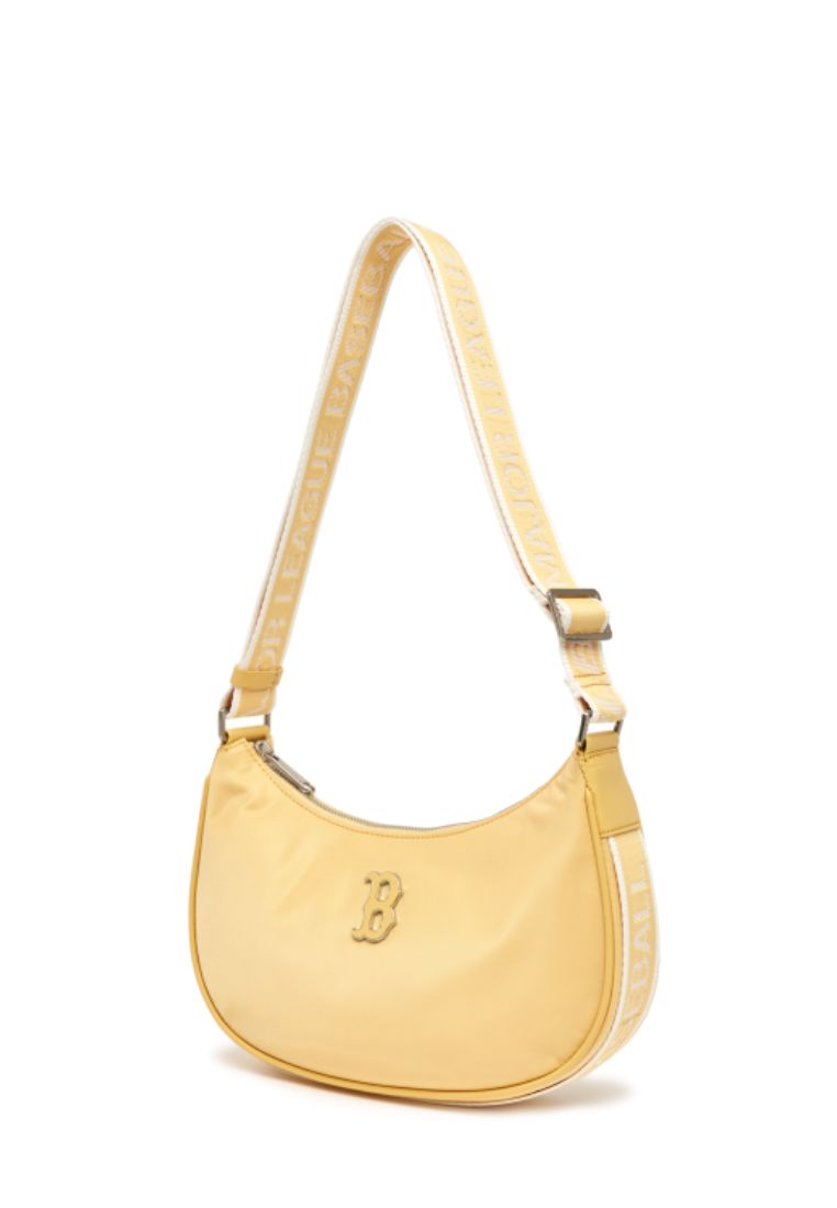 Basic Nylon New Hobo Bag Boston Red Sox Dark Beige