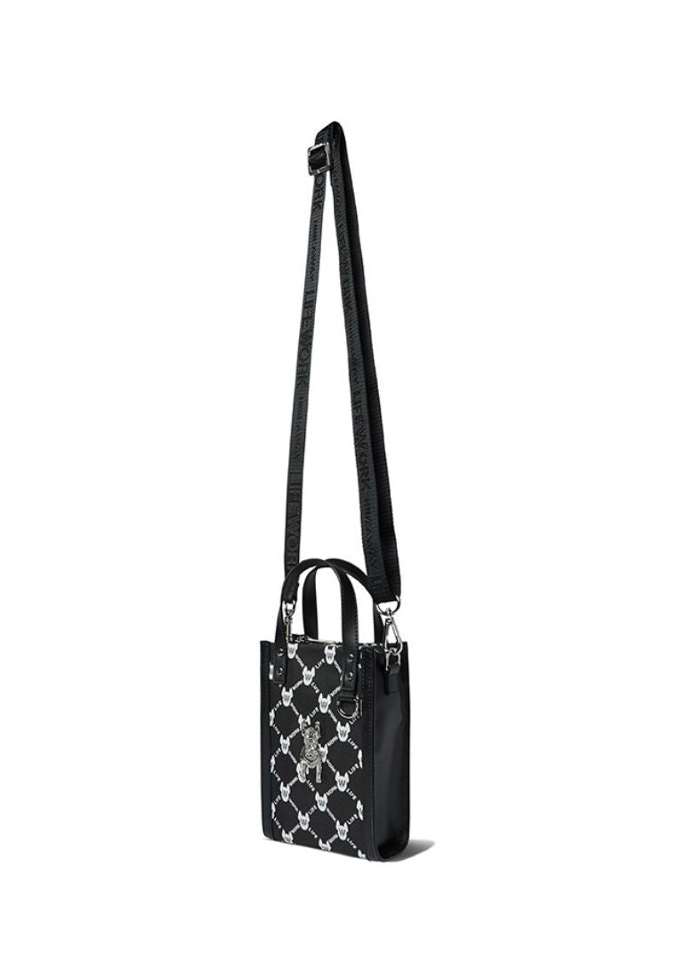 Steel Wappen PVC Micro Bag Pattern Black
