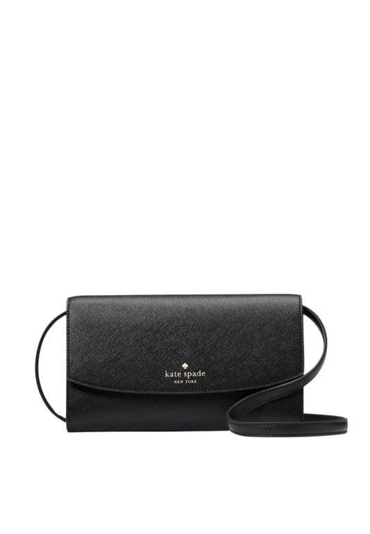 Dana Small Flap Crossbody Black