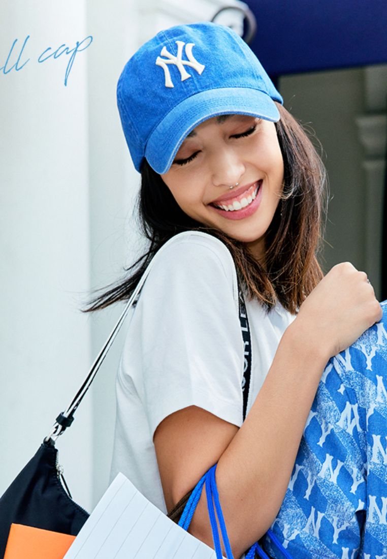 Denim Unstructured Ball Cap NEW YORK YANKEES indigo