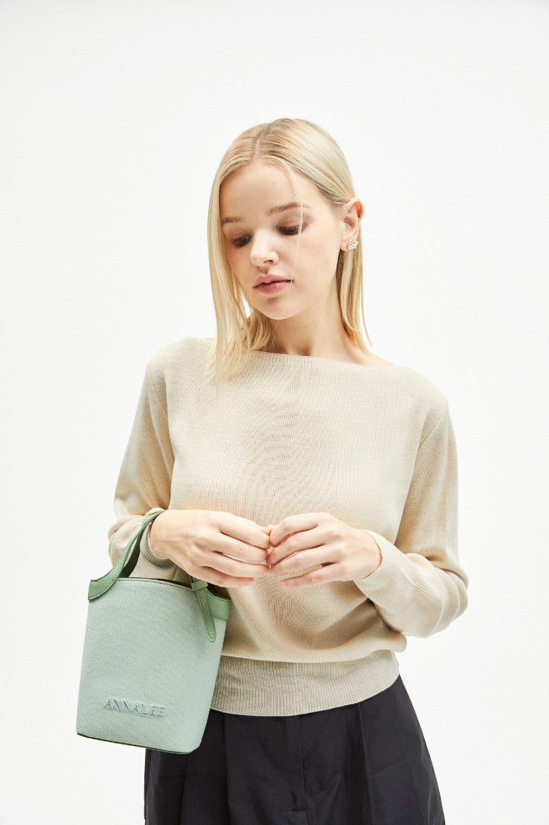 Aileen Canvas Bag S / Olive
