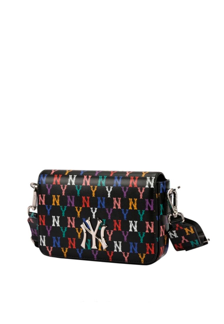 Monogram Rainbow Hoodie Bag NY YANKEES black