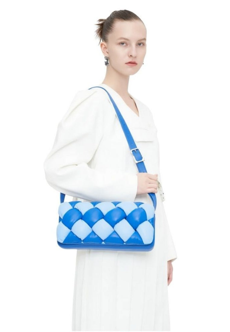 Maze Shoulder Bag - Classic Blue & Ice