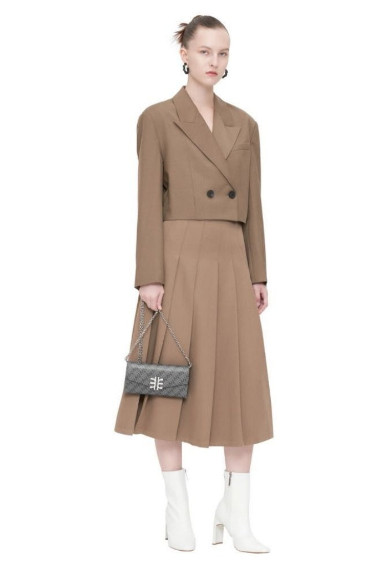 FEI Chain Clutch Bag - Iron Black