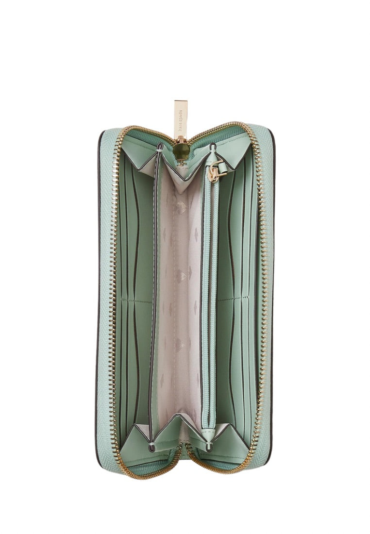 Leila Large Continental Wallet Seawater