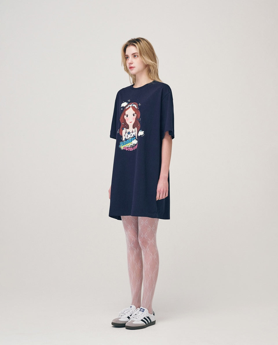 Color Star Long T-Shirt F Luna