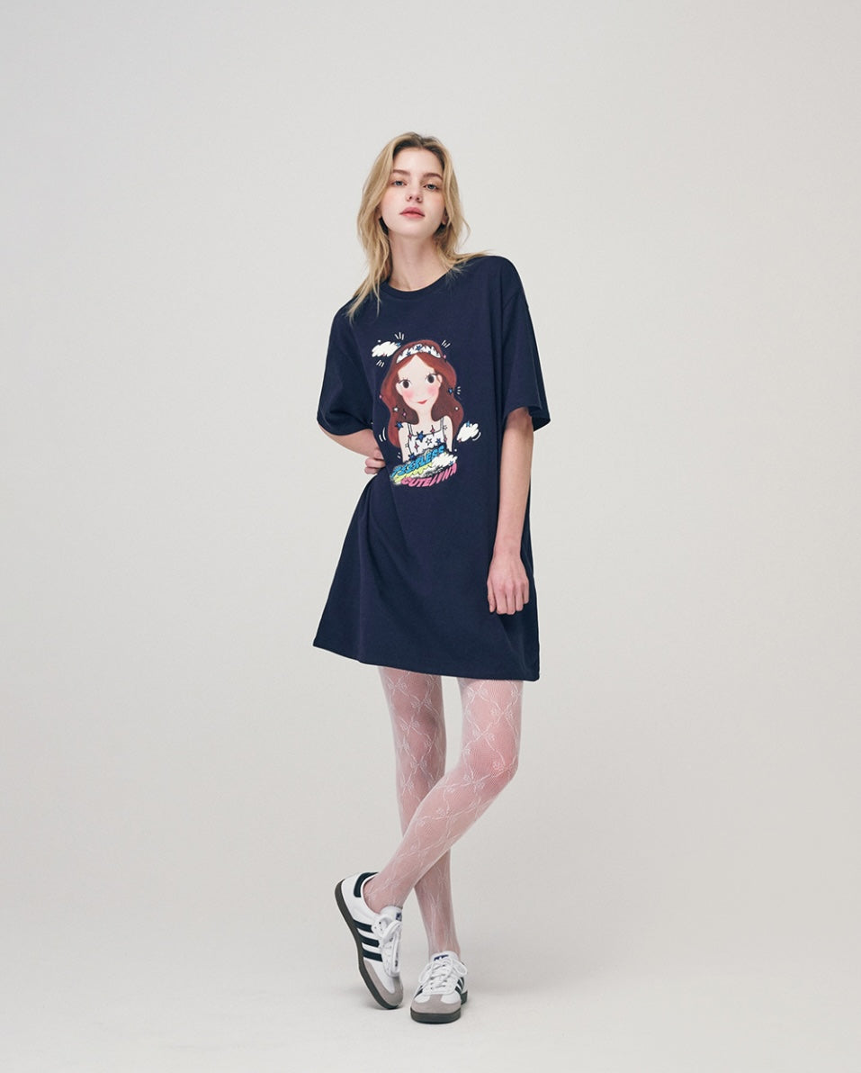 Color Star Long T-Shirt F Luna