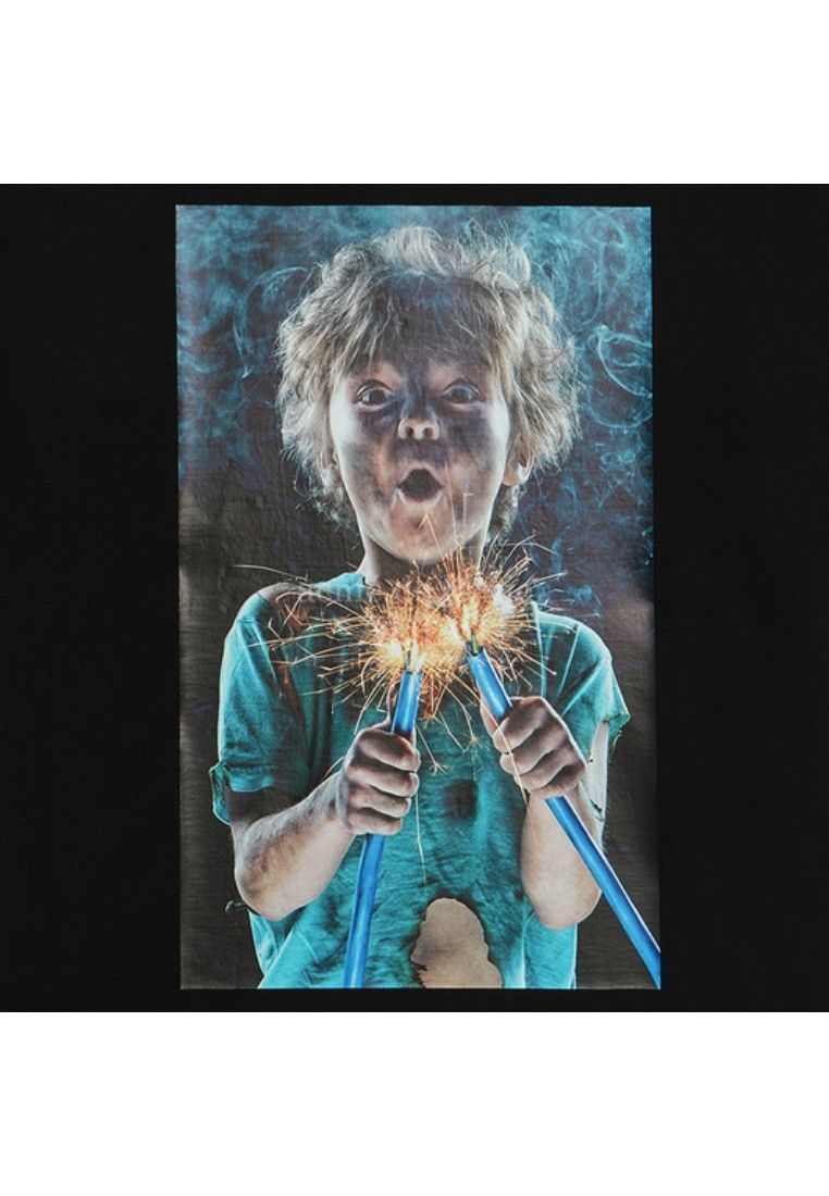 T-Shirt Black Electric Boy