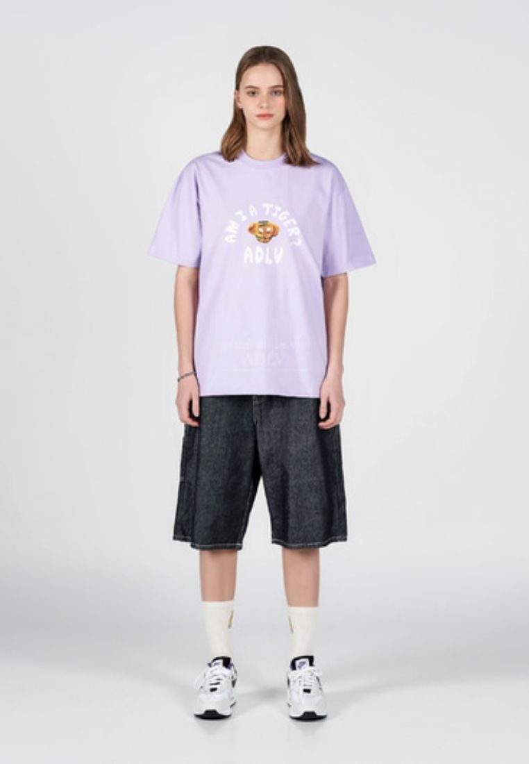T-Shirt Tiger Teddy Bear Doll Light Purple