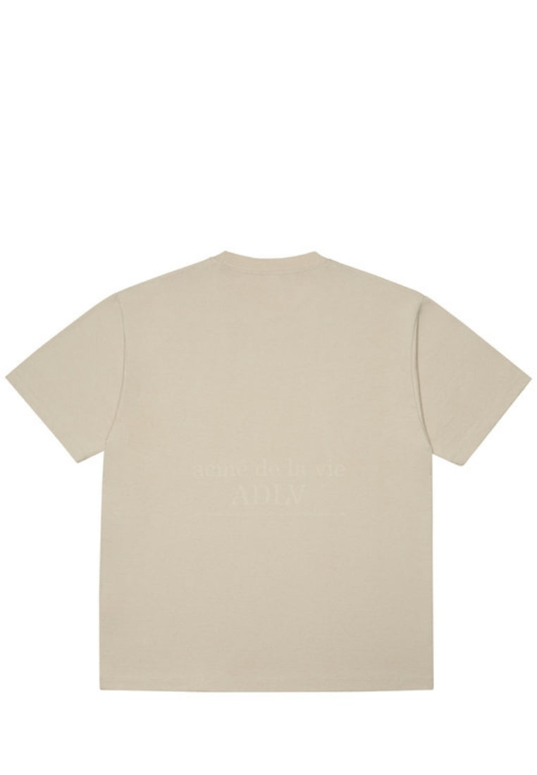 Teddy Bear Doll Friends Short Sleeve T-Shirt Beige