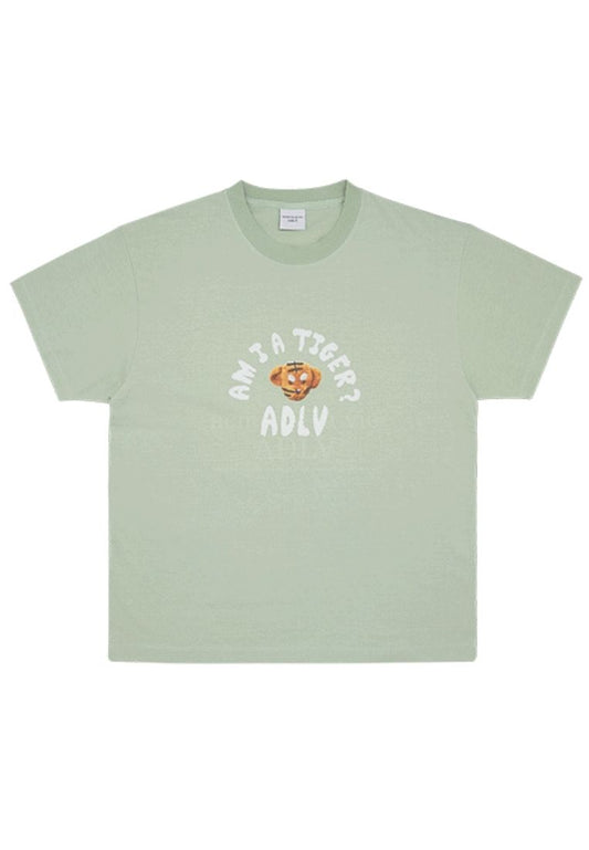 Tiger Teddy Bear Doll Short Sleeve T-Shirt Mint