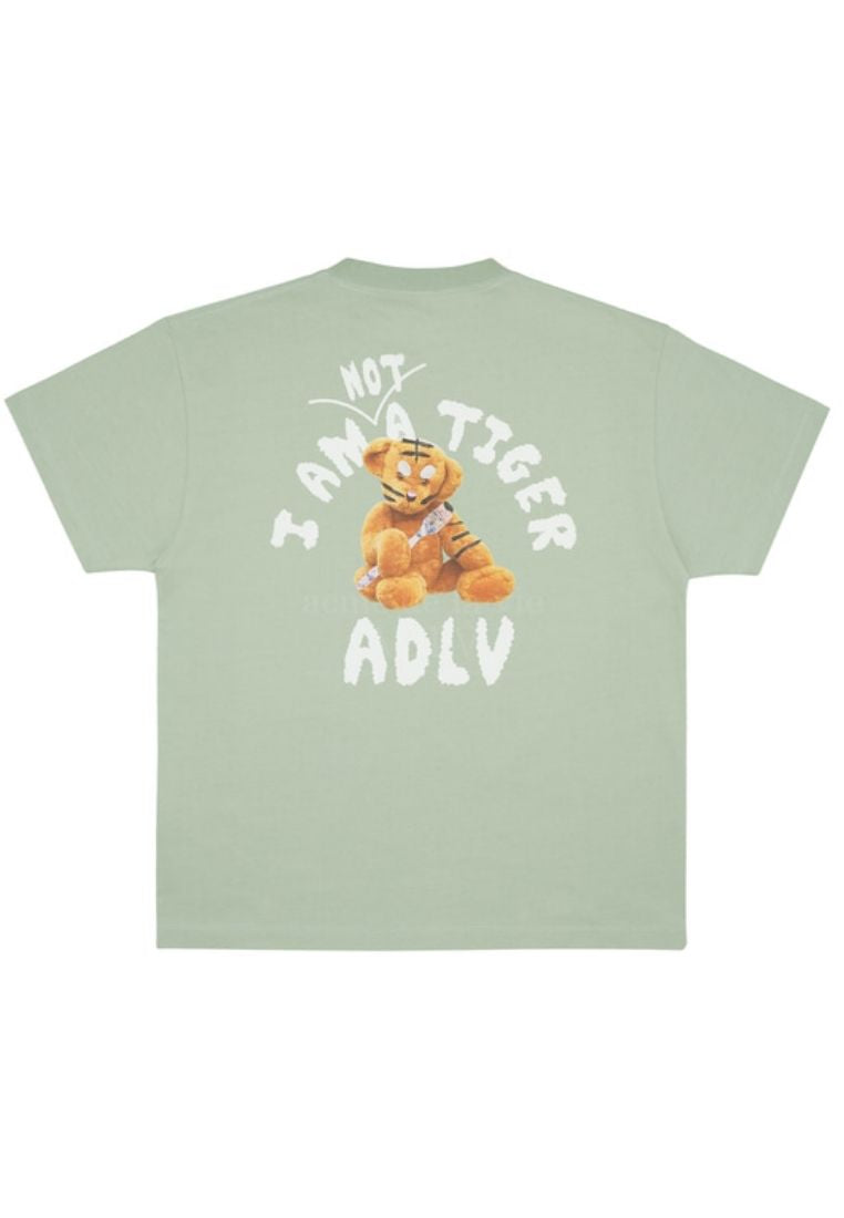 Tiger Teddy Bear Doll Short Sleeve T-Shirt Mint