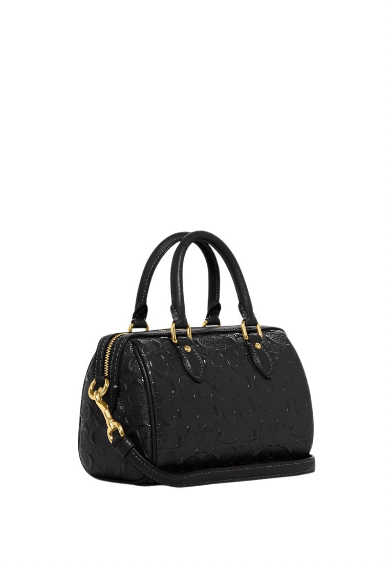 Mini Rowan Crossbody In Signature Leather Black